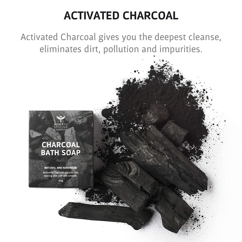 Products Bombay Shaving Company Bamboo Charcoal Bath Soap (Pack of 6)