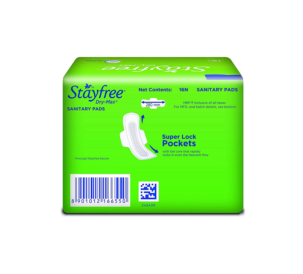 Stayfree Dry Max Ultra Thin Sanitary Pads