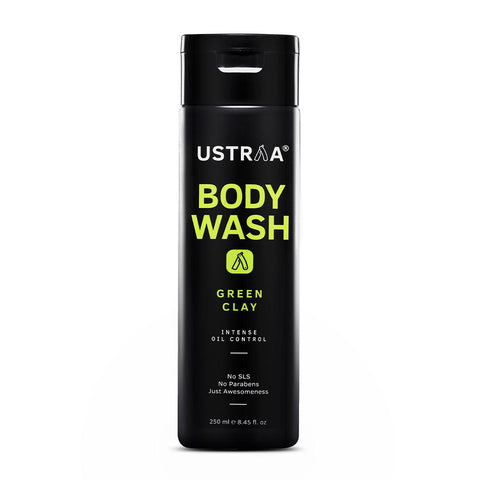 ustraa body wash - green clay - 250 ml