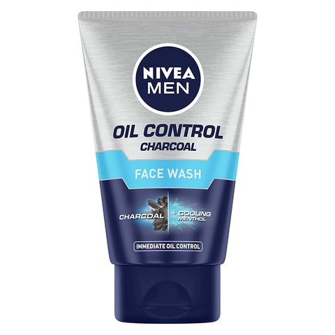 nivea men face wash for oily skin, charcoal for oil control