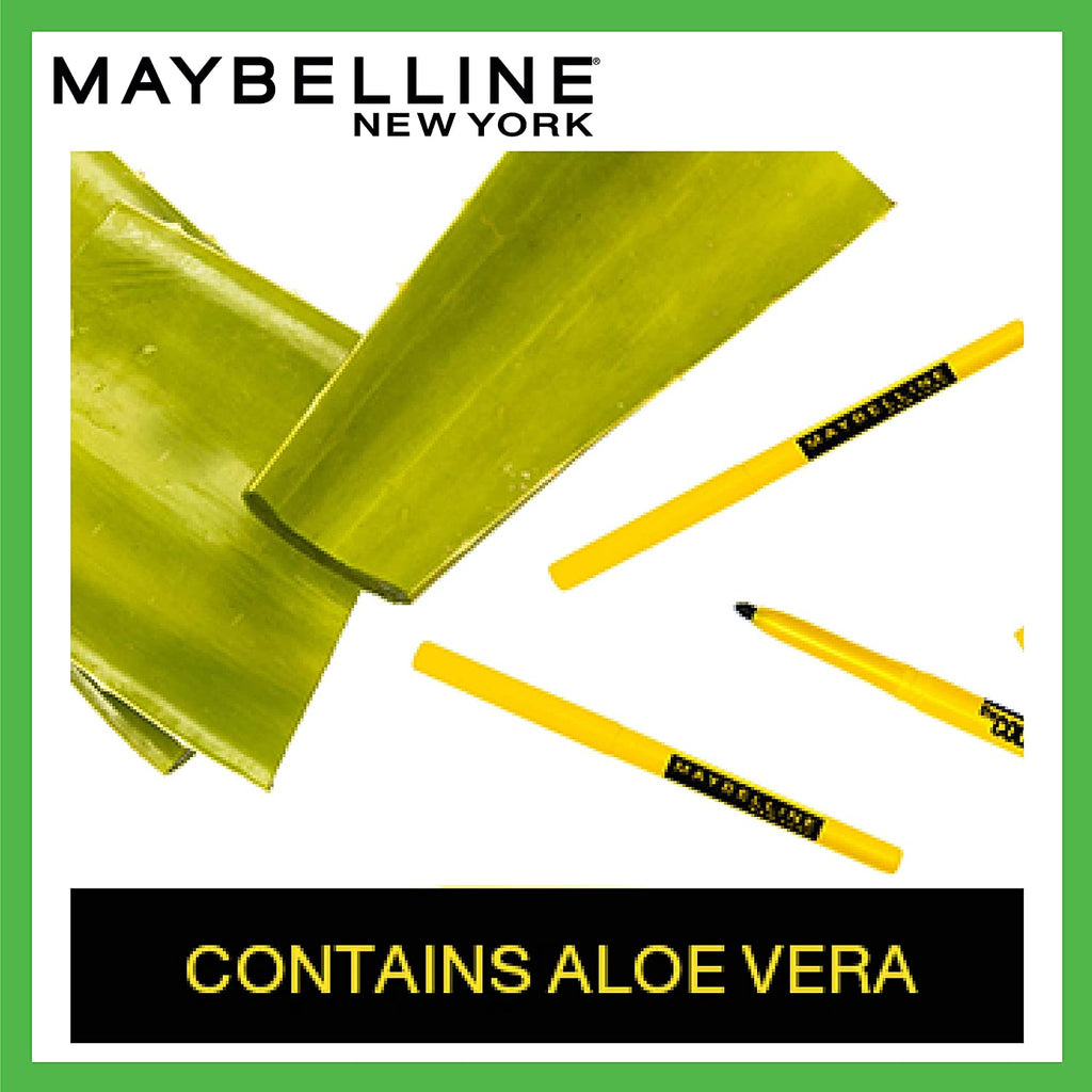 Maybelline New York Colossal Bold Eyeliner - Black - 3 ml + The Colossal Kajal 24Hour Smudge Proof - Black (0.35 gms) Combo Pack