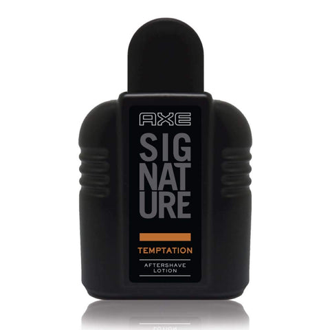 axe signature temptation after shave lotion