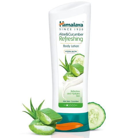 himalaya aloe & cucumber refreshing body lotion