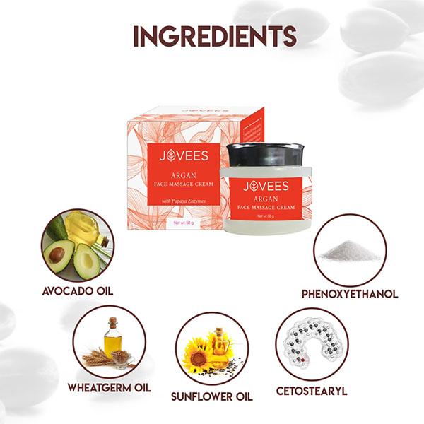Jovees Argan Oil Face Massage Cream (50 gm)