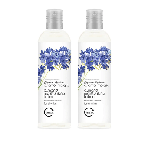 aroma magic almond moisturising lotion (dry skin) - pack of 2 - 100 ml each
