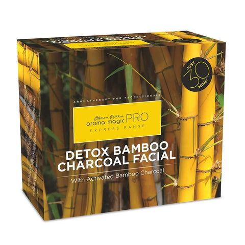 aroma magic detox bamboo charcoal facial kit (300 gm)