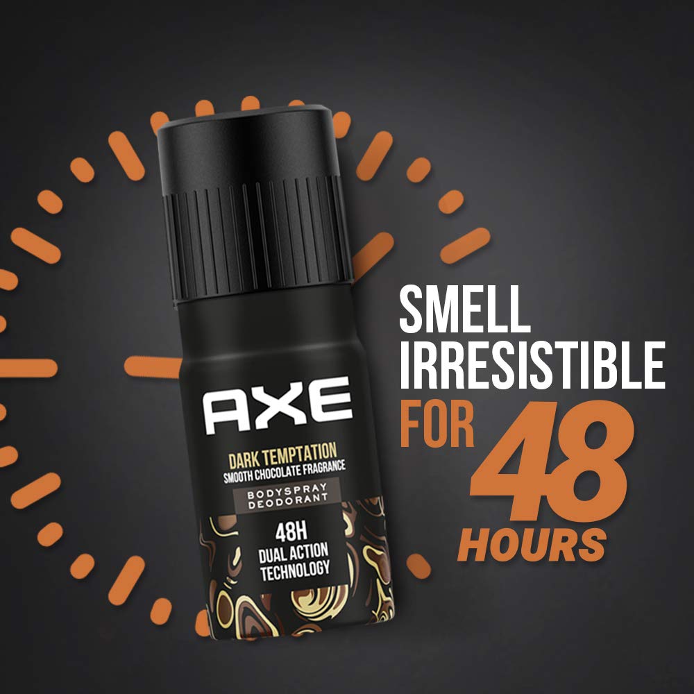 Axe Dark Temptation Long Lasting Deodorant Bodyspray For Men - 150 ml