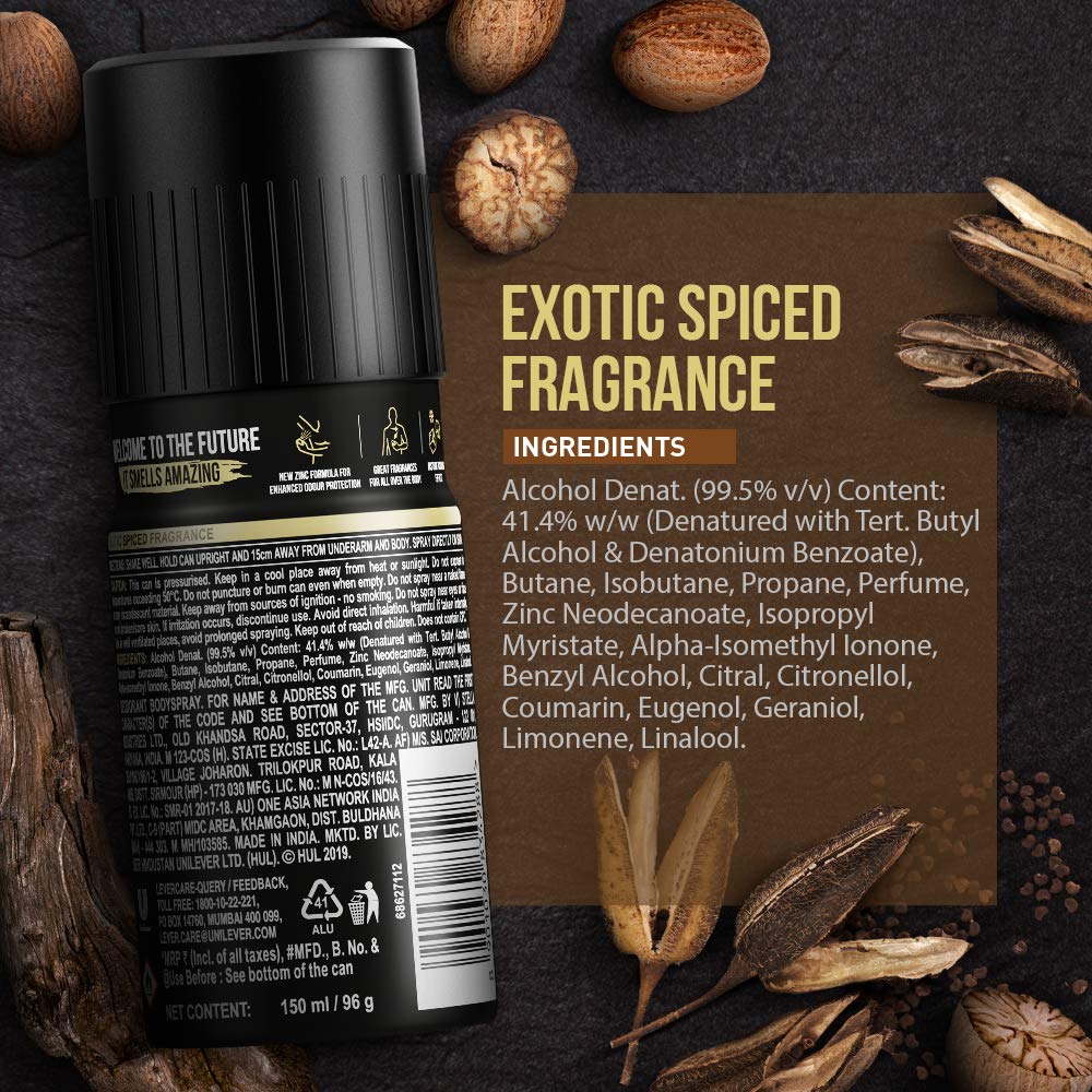 Axe Gold Temptation Long Lasting Deodorant Bodyspray For Men - 150 ml