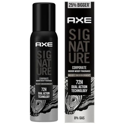 axe signature axe signature corporate no gas body deodorant for men (154 ml)