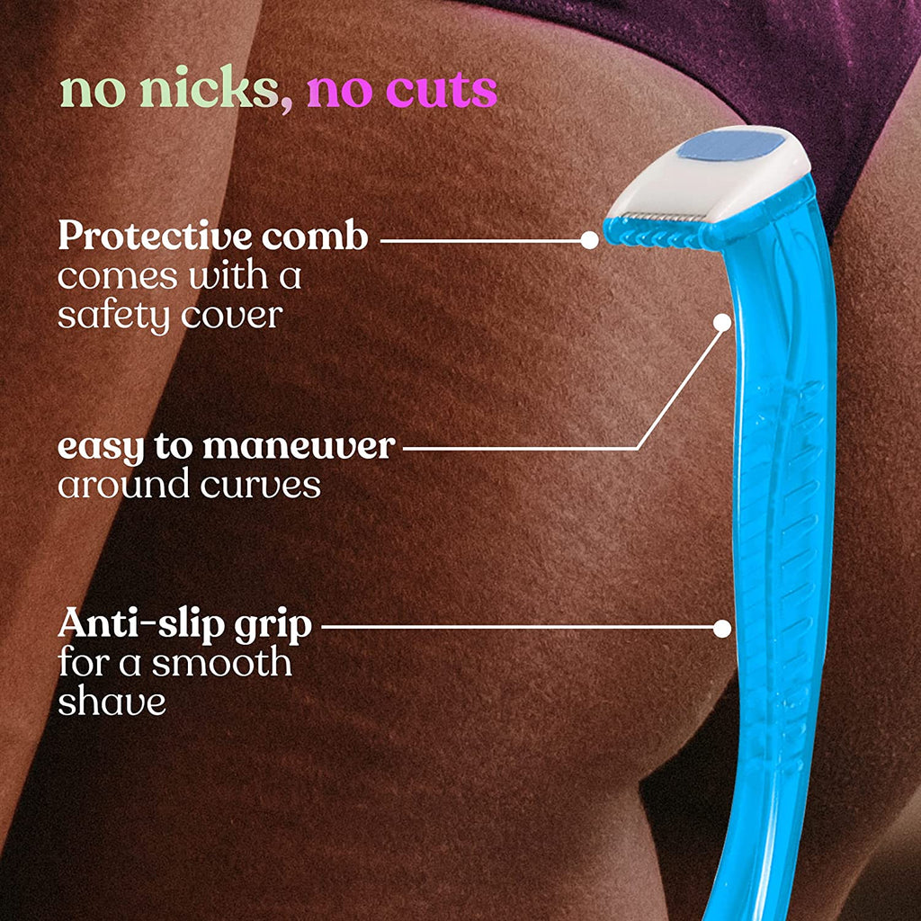 Bombae Bikini Line Hair Removal Razor for Women (Pack of 2)