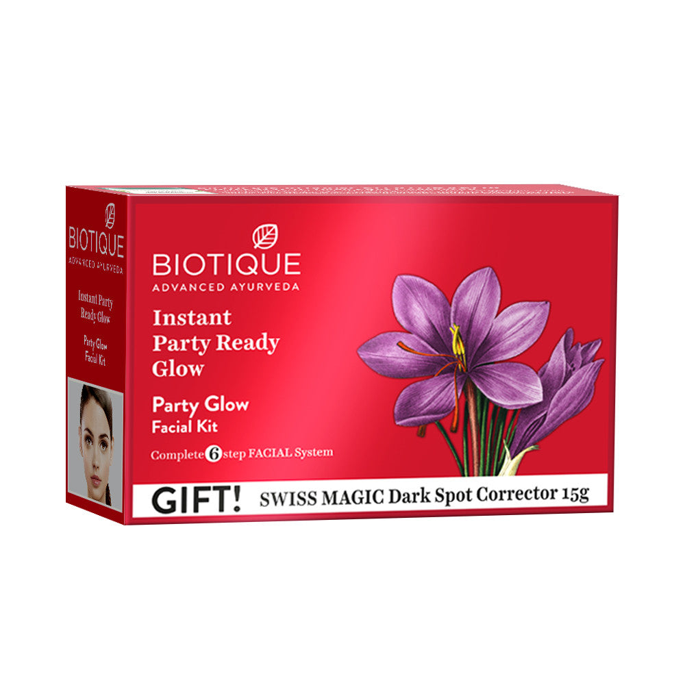 Biotique Party Ready Instant Glow Facial Kit - 65 gms
