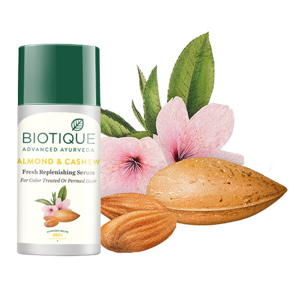 Biotique Bio Almond and Cashew Fresh Replenishing Hair Serum (40 ml)