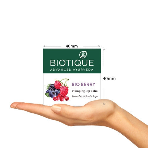 Biotique Bio Berry Plumping Lip Balm Smoothes & Swells Lips - 12 gms