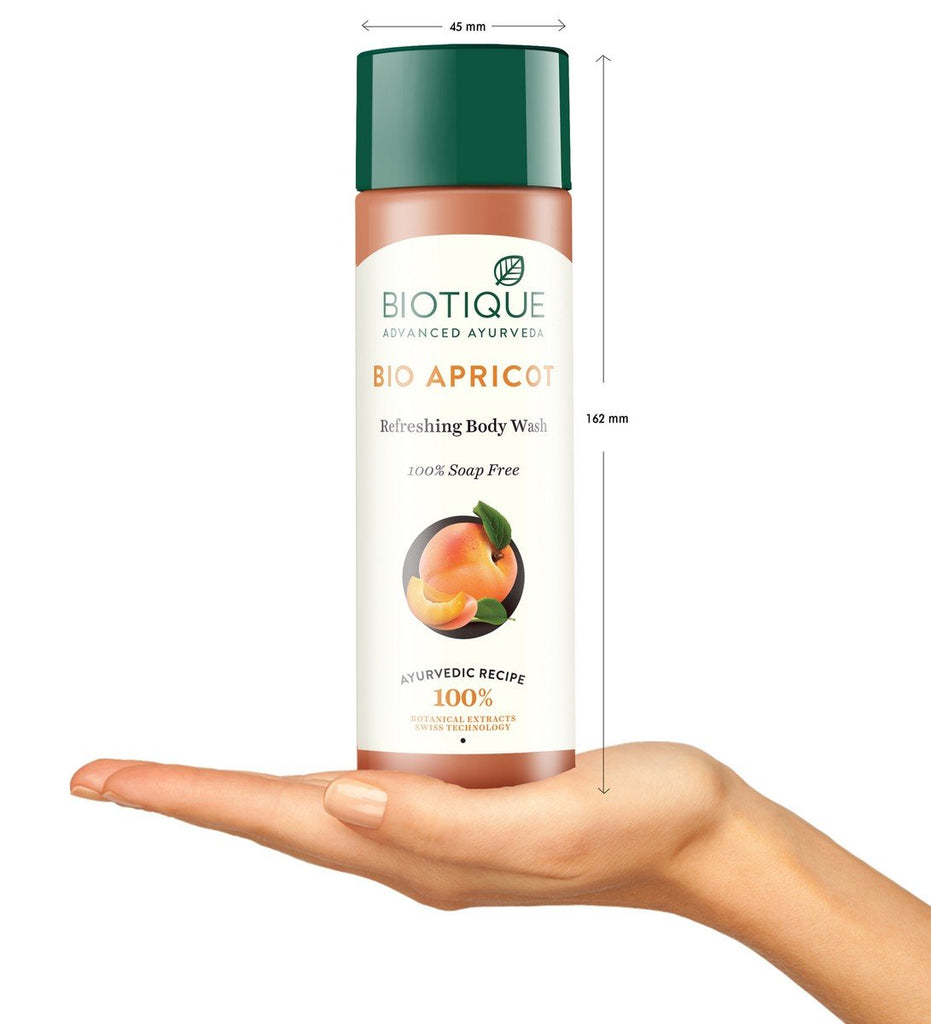 Biotique Bio Apricot Refreshing Body Wash (100% Soap Free)