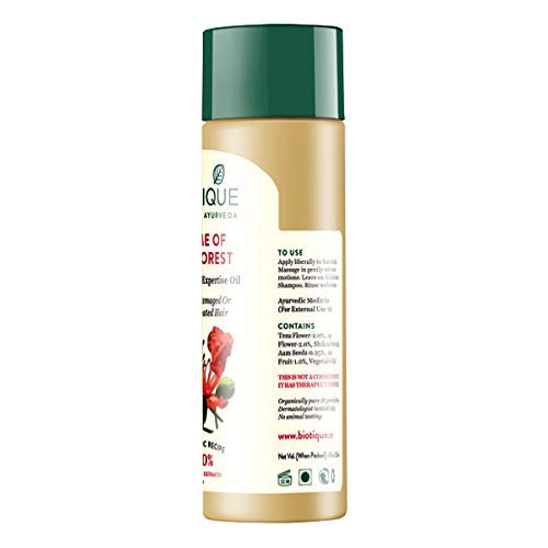 Biotique Bio Flame Of The Forest Fresh Shine Expertise Oil - 120 ml