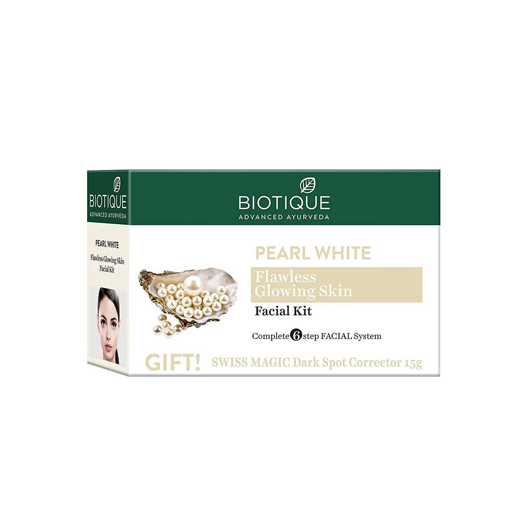 Biotique Pearl White Flawless Glowing Skin Facial Kit 65 gms