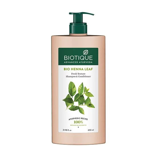 Biotique Fresh Henna Color Protect Shampoo & Conditioner For Color Treated Hair