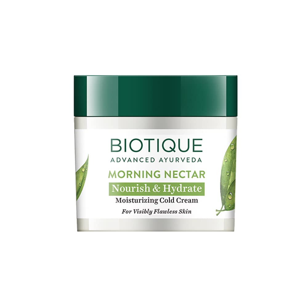 Biotique Morning Nectar Nourish & Hydrate Moisturizing Cold Cream For All Skin Types