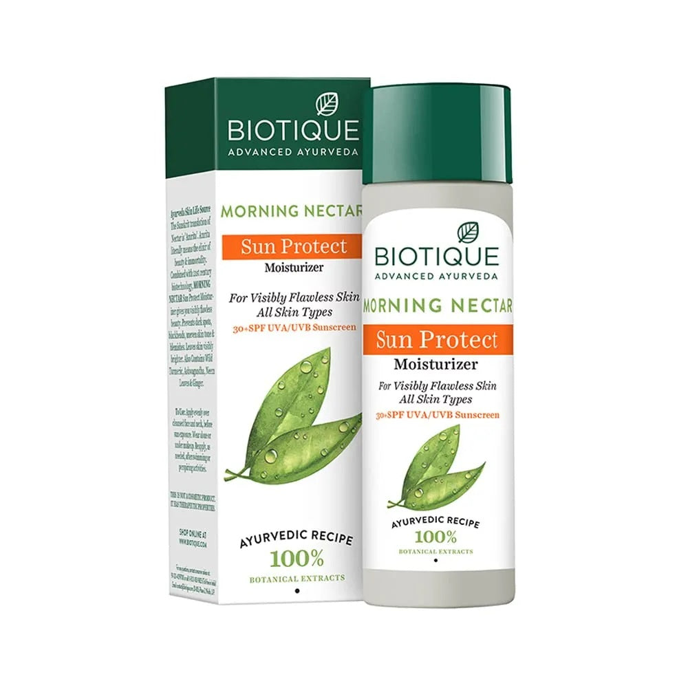Biotique Morning Nectar Sun Protect Moisturizer, SPF - 30+ - 120 ml