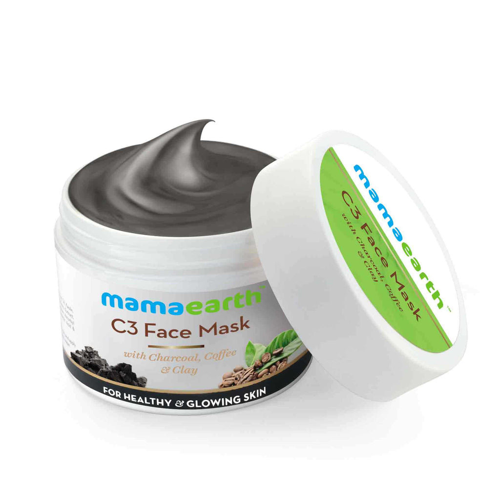 Products Mamaearth Charcoal Secrets Combo: C3 Face Mask, 100ml and Charcoal Facewash,