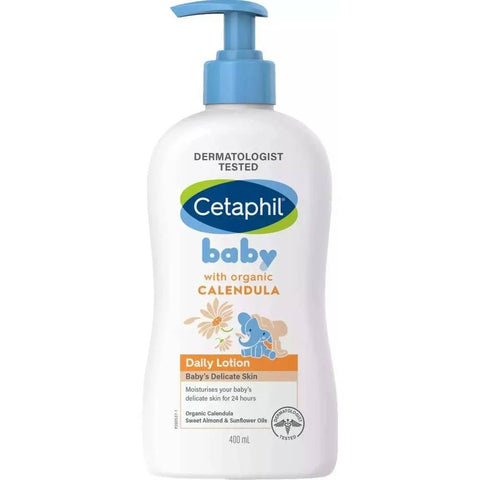 cetaphil baby daily lotion organic calendula - 400 ml