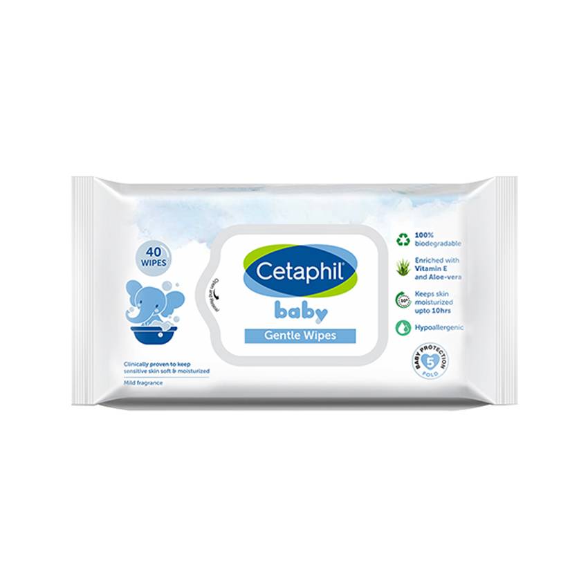 Cetaphil Baby Gentle Wipes - 40 wipes