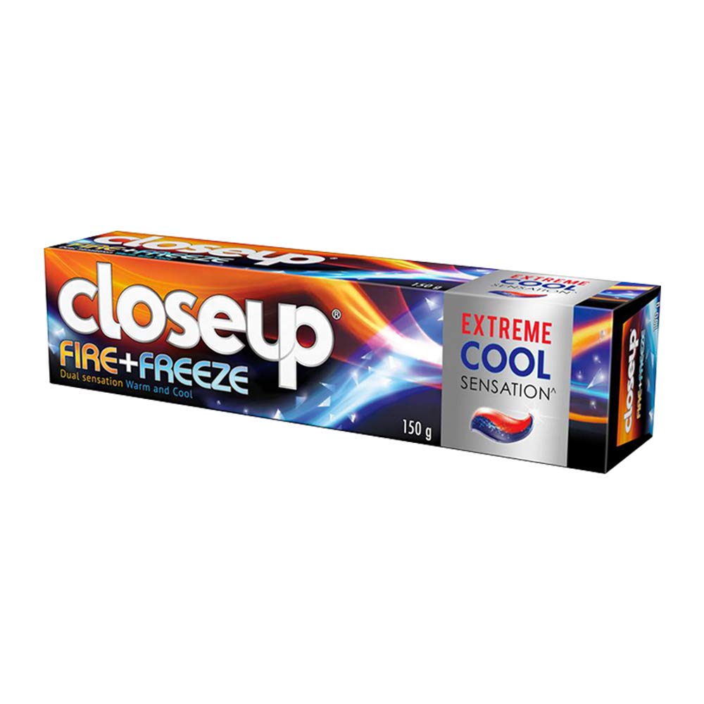 Close-Up Fire Freeze Gel Plaque Removal Toothpaste - 150 gms