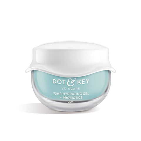 dot & key 72 hr hydrating probiotic gel face moisturizer - 25 ml