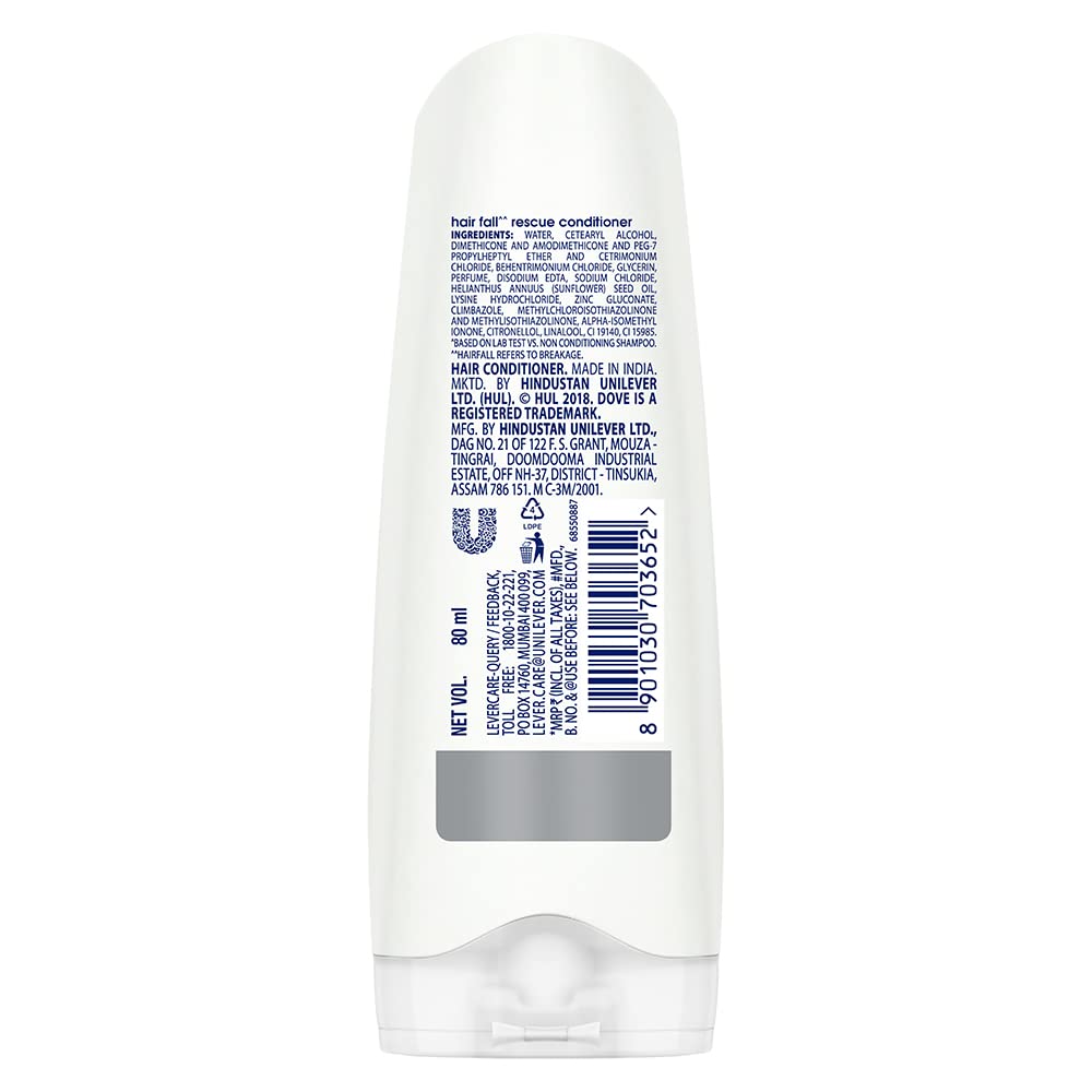 Dove Hair Fall Rescue Conditioner, For Hair Fall Control