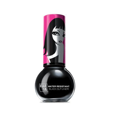 Elle 18 Black Out Liner - Eyeliner Water Resistant - 5 ml