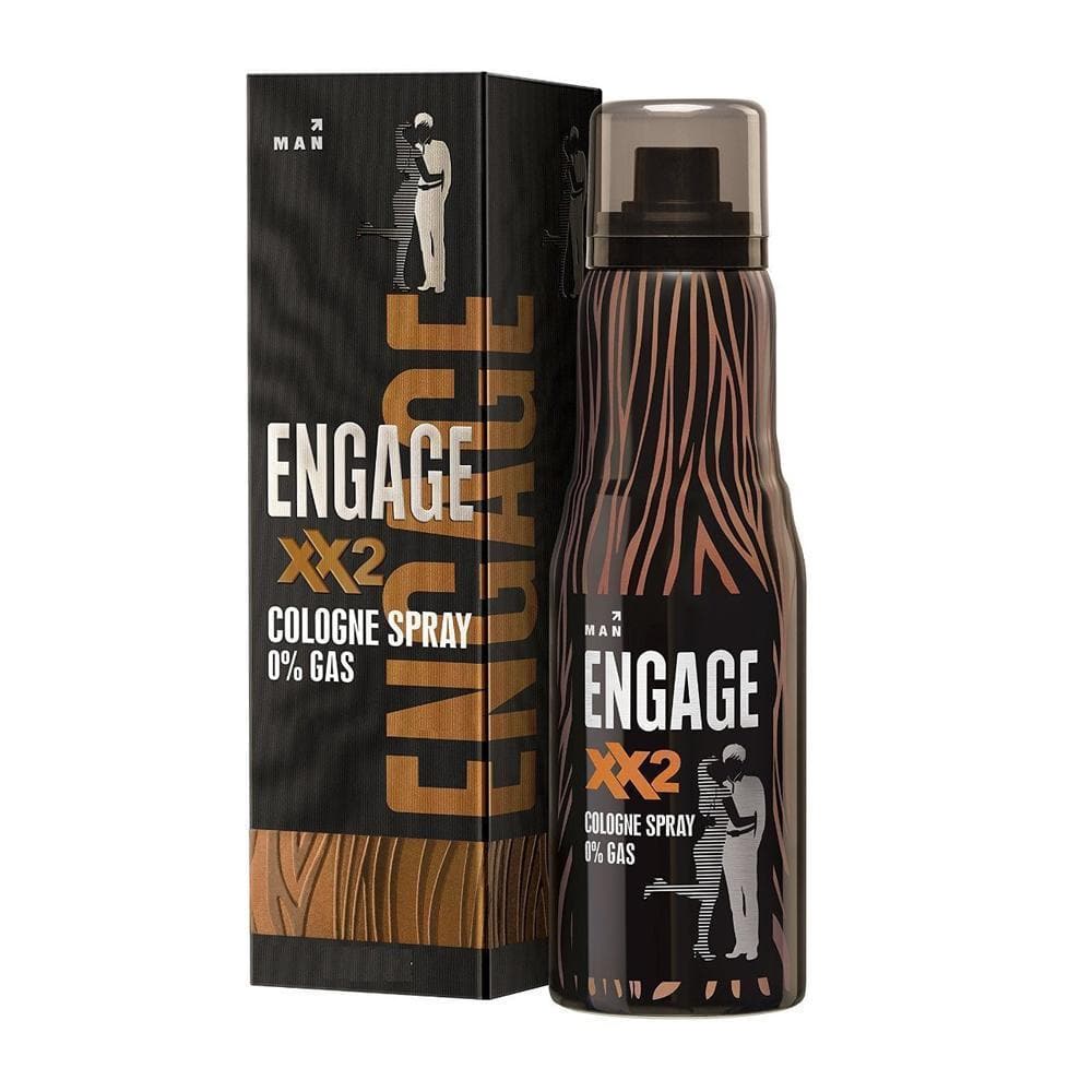 Engage XX2 Cologne No Gas Perfume for Men, Spicy and Citrus, Skin Friendly, 135ml