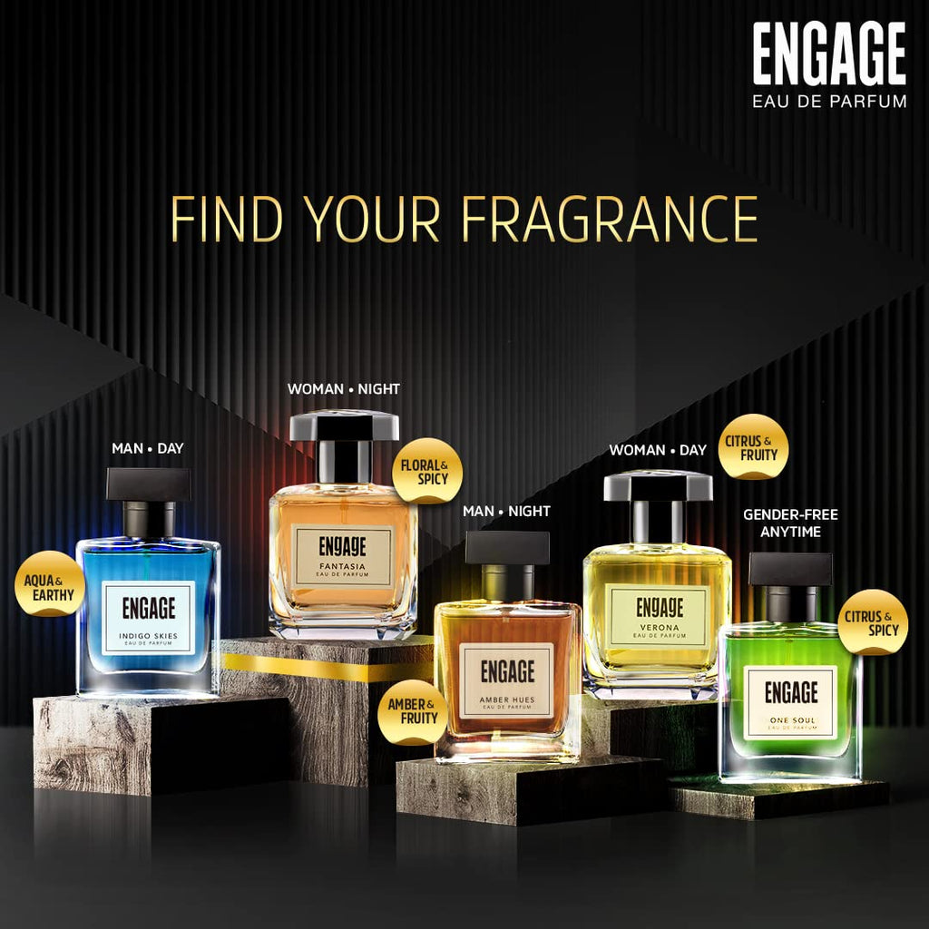 Engage Fantasia Perfume For Women, Free Tester - 100 ml