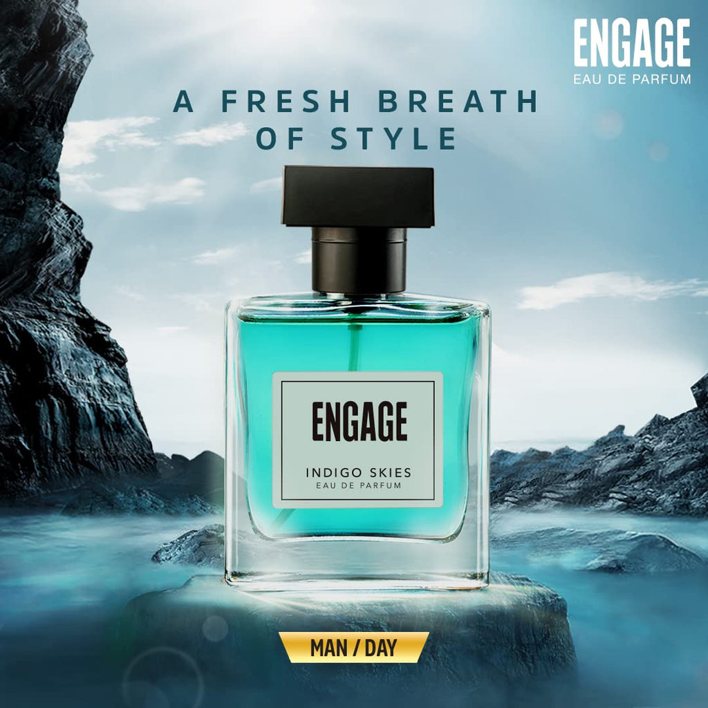 Engage Indigo Skies Perfume For Men - 100 ml