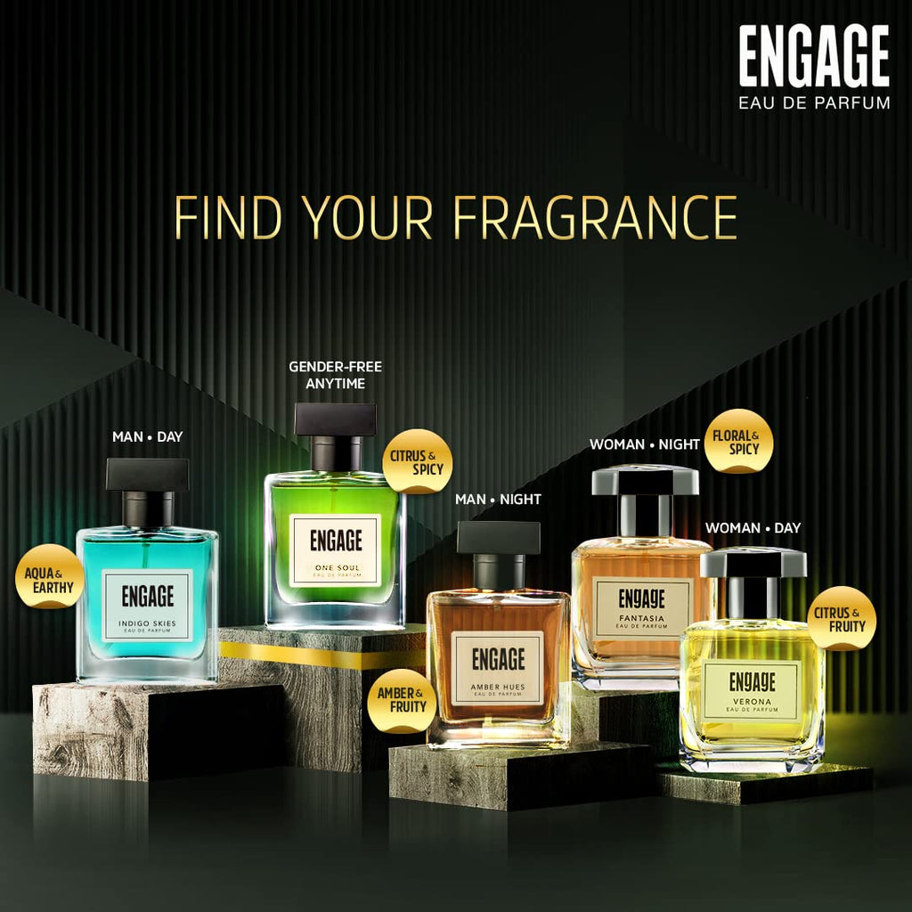 Engage One Soul Unisex Perfume, Free Tester - 100 ml
