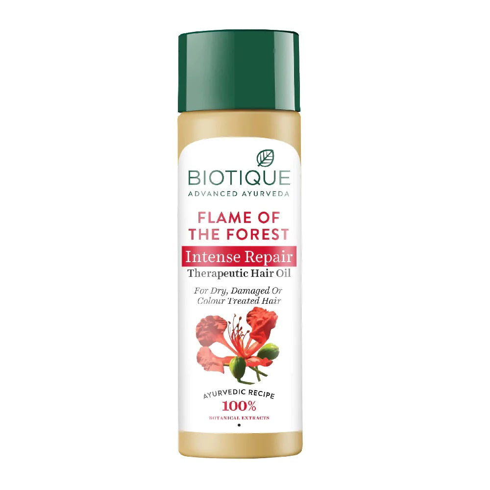 Biotique Flame Of The Forest Intense Repair Therapeutic Hair Oil - 120 ml