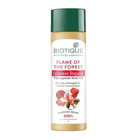 biotique flame of the forest intense repair therapeutic hair oil (120 ml)