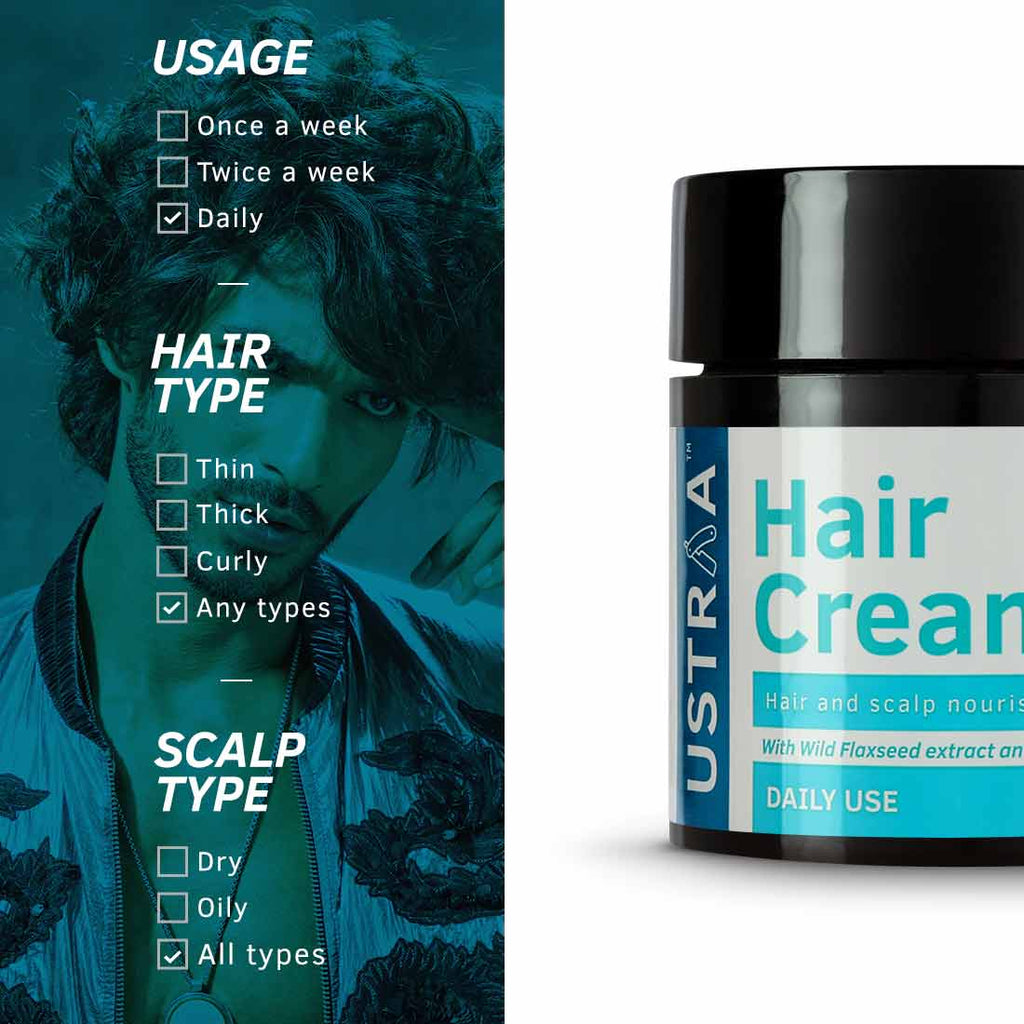 Ustraa Hair Cream for men - Daily Use