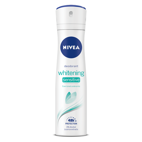 nivea women's deodorant whitening sensitive