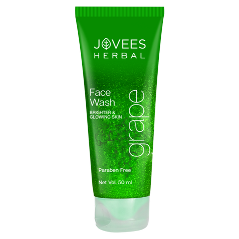 jovees grape face wash with grape seed & orange peel extracts