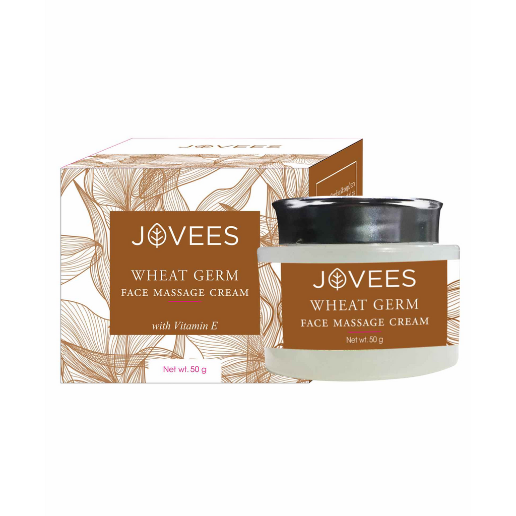 Jovees Wheatgerm With Vitamin E Face Massage Cream - 50 gms