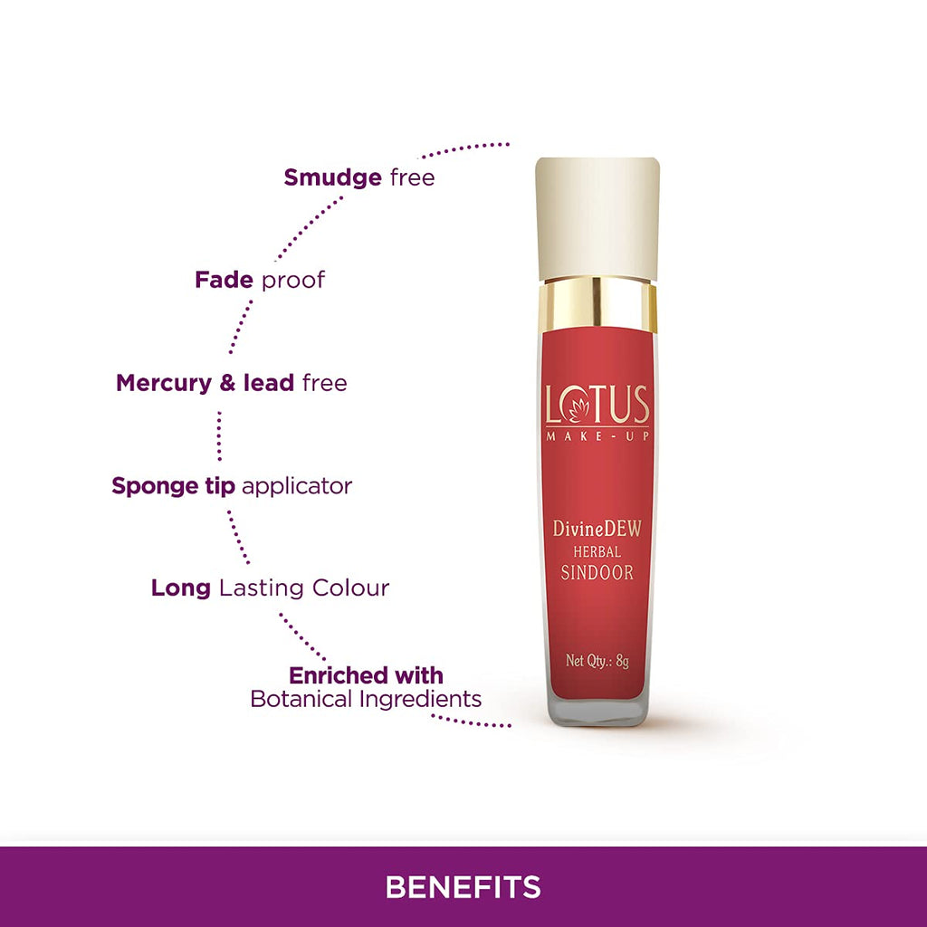 Lotus Make-up Divine Dew Herbal Sindoor - Rosy Blush -  8 gms