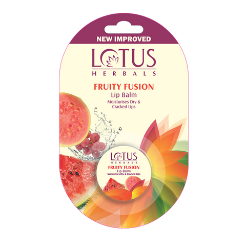 lotus herbals make-up lip balm fruity fusion - 5 gms