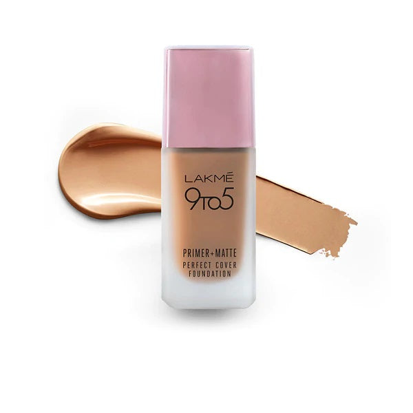 Lakme 9 To 5 Primer + Matte Perfect Cover Foundation - 25 ml