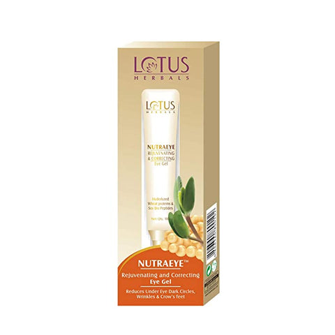 lotus herbals nutraeye rejuvenating & correcting eye gel (10 gm)