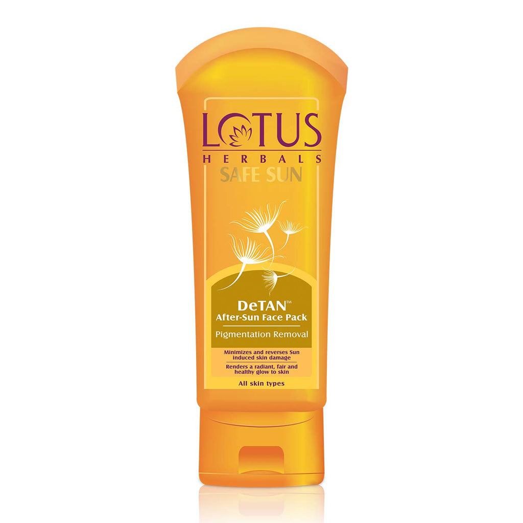 Lotus Herbals Safe Sun Detan After-Sun Face Pack - 100 gms
