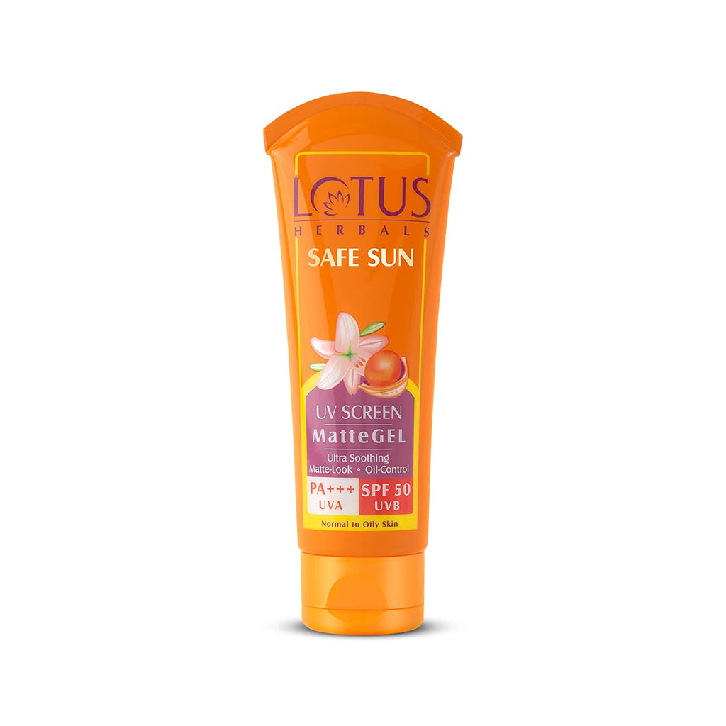 Lotus Herbals Safe Sun UV Screen Matte Gel Sunscreen - Spf 50 PA+++