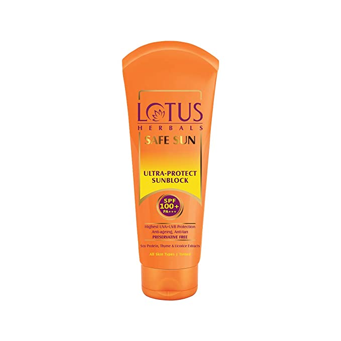 Lotus Herbals Safe Sun Ultra-Protect Sunblock SPF 100+ PA+++