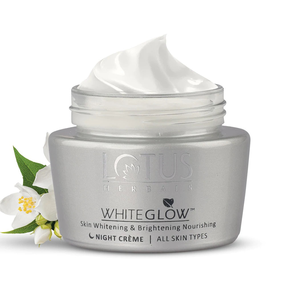 Lotus Herbals WhiteGlow Skin Brightening Nourishing Night Creme (60 gm)