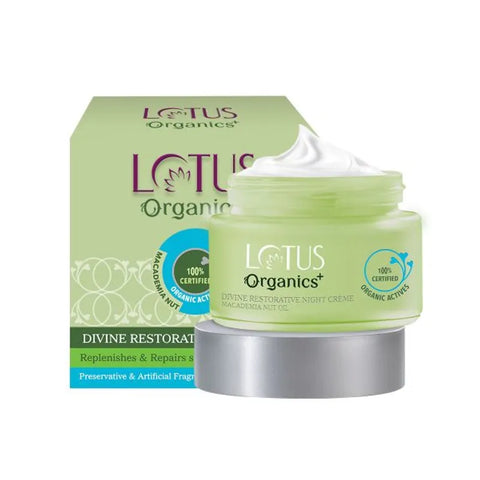 lotus organics divine restorative night creme - 50 gms