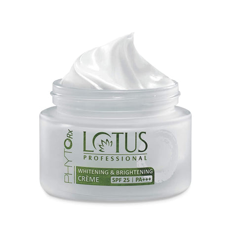 lotus professional phytorx whitening & brightening cream spf 25 pa+++ - 50 gms